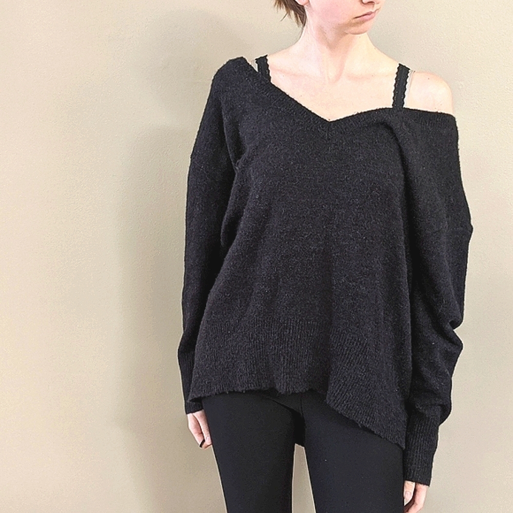 Primark L V-Neck Slouchy Sweater - Picture 6 of 8